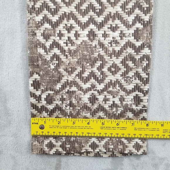 Vtg St John Sport Pant Suit Women M Brown Basket Weave Straight Leg USA Eclectic - Picture 7 of 16